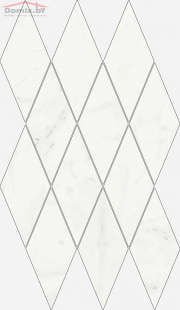 Плитка Italon Шарм Делюкс Бьянко Микеланжело даймонд мозаика люкс (28x48)